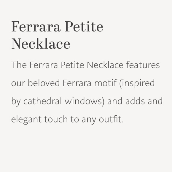 Ferrara Petite Necklace STYLE JL4760 NWT Silver Plated - Picture 16 of 16
